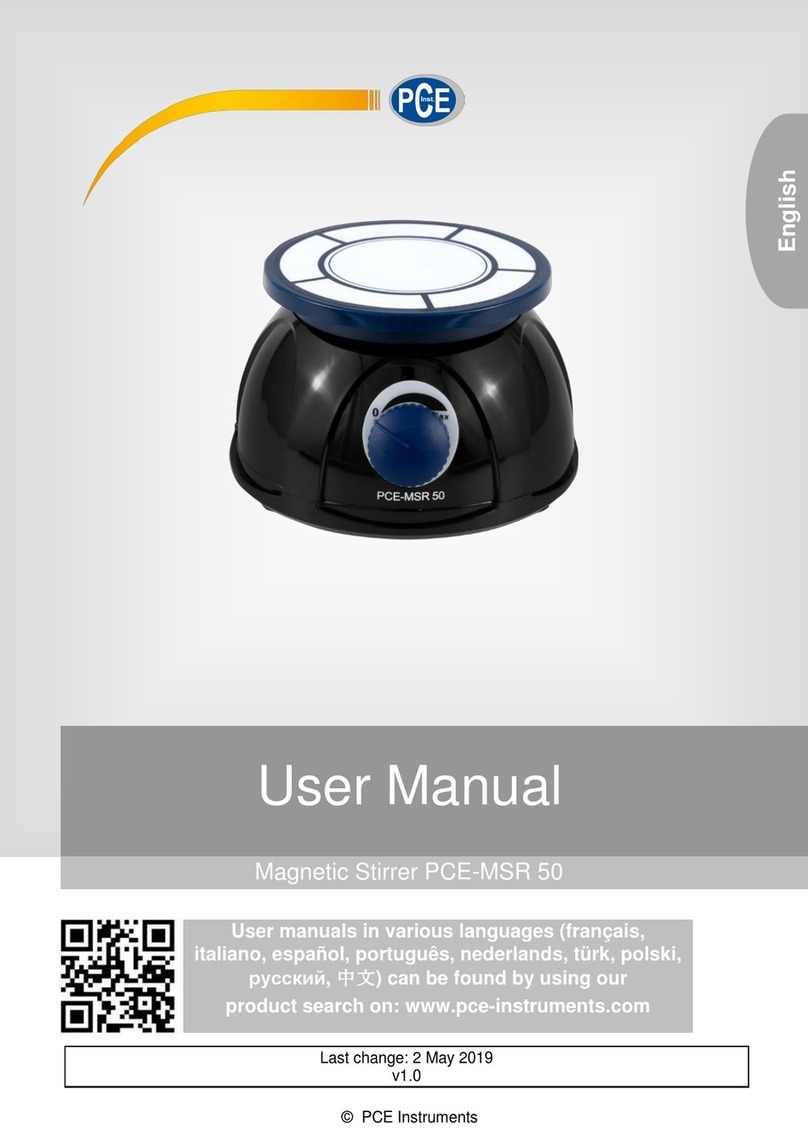 PCE Health and Fitness PCE-MSR 50 user manual