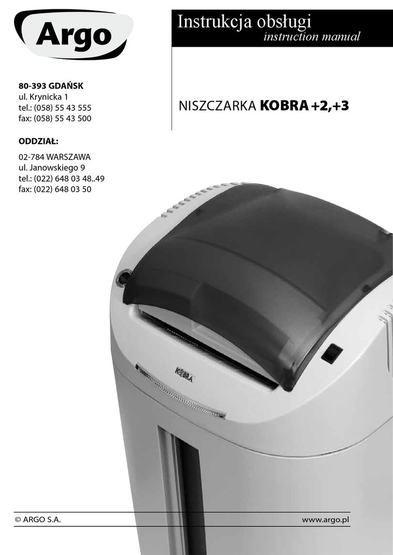Argo Kobra +2 Series instruction manual