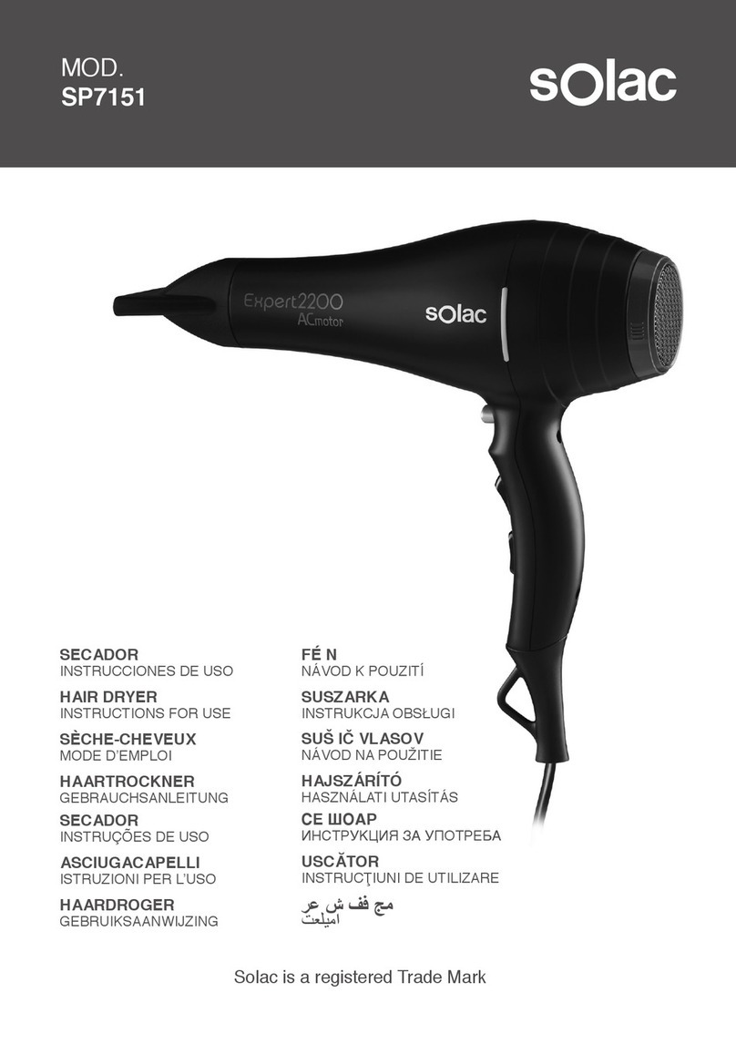 SOLAC SP7151 Instructions for use