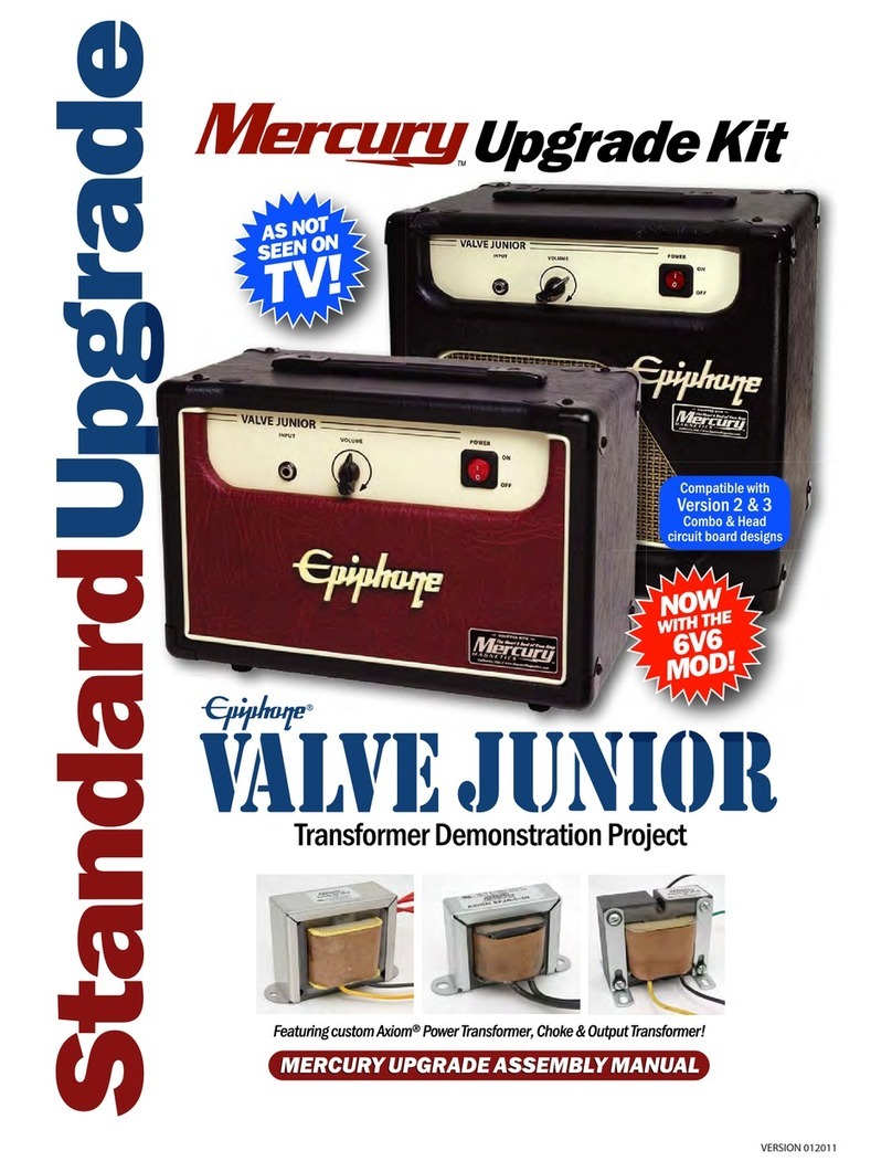 Mercury Epiphone Valve Junior User manual