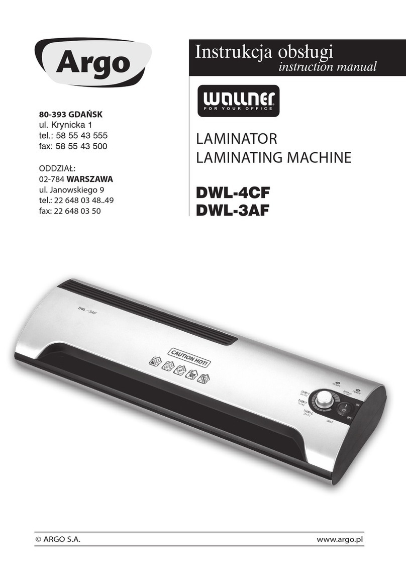 Argo WALLNER DWL-4CF User manual Argo WALLNER DWL-4CF User manual