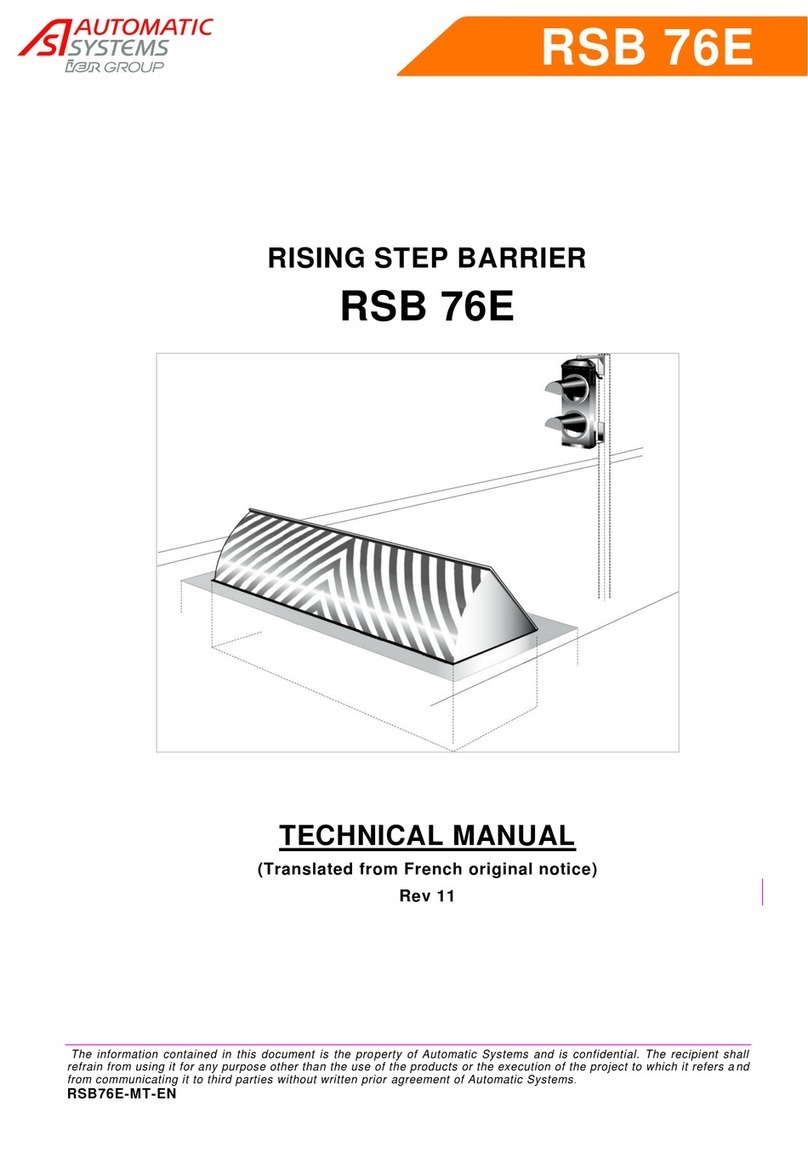 Automatic Systems RSB 76E Technical manual