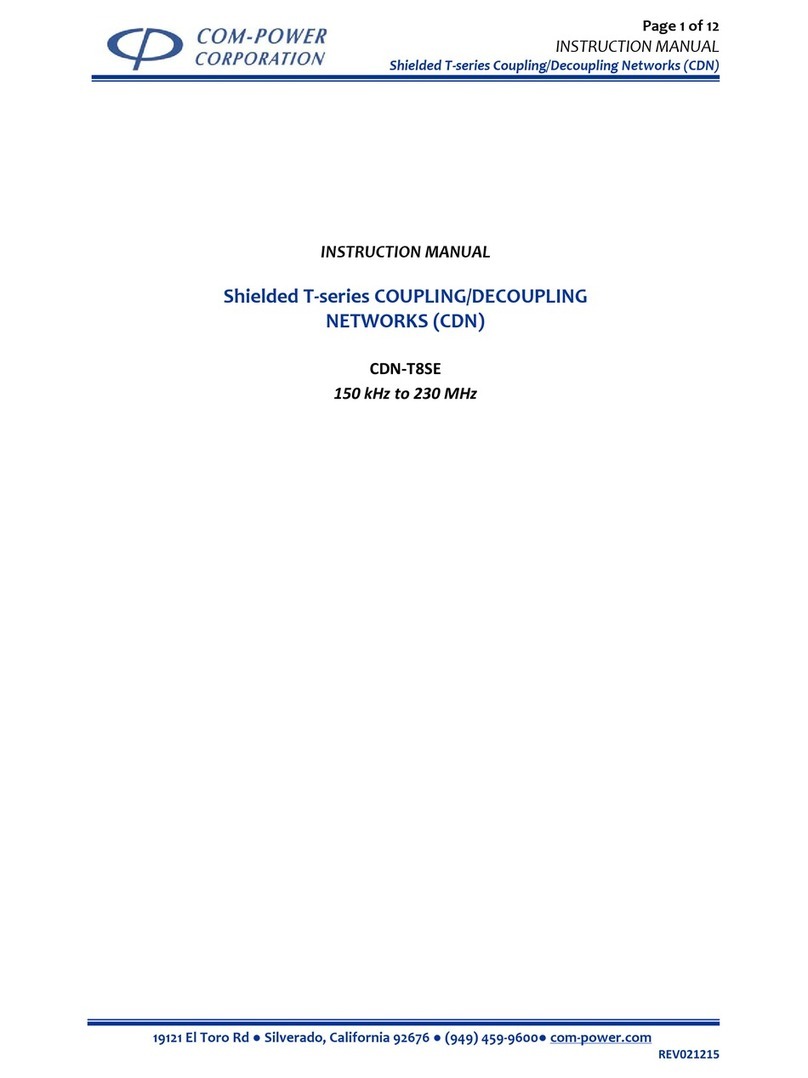 COM-power corporation T-Series User manual