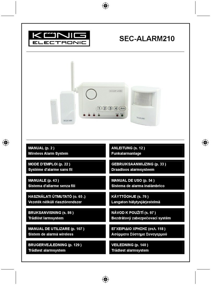 König SEC-ALARM210 manual König SEC-ALARM210 manual