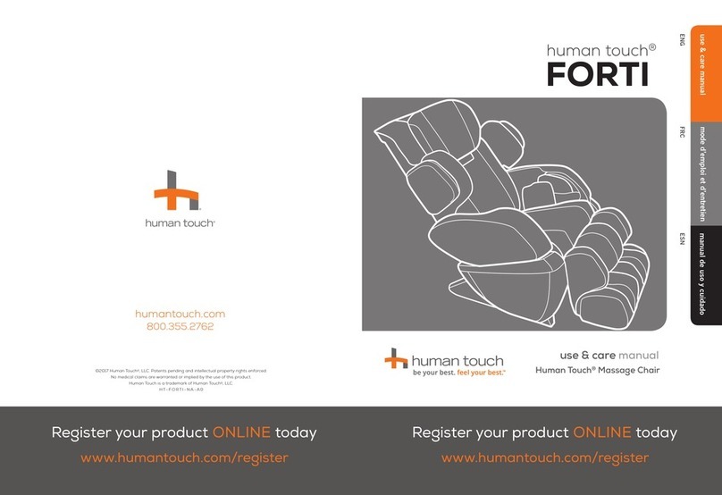 Human Touch FORTI Use & care manual