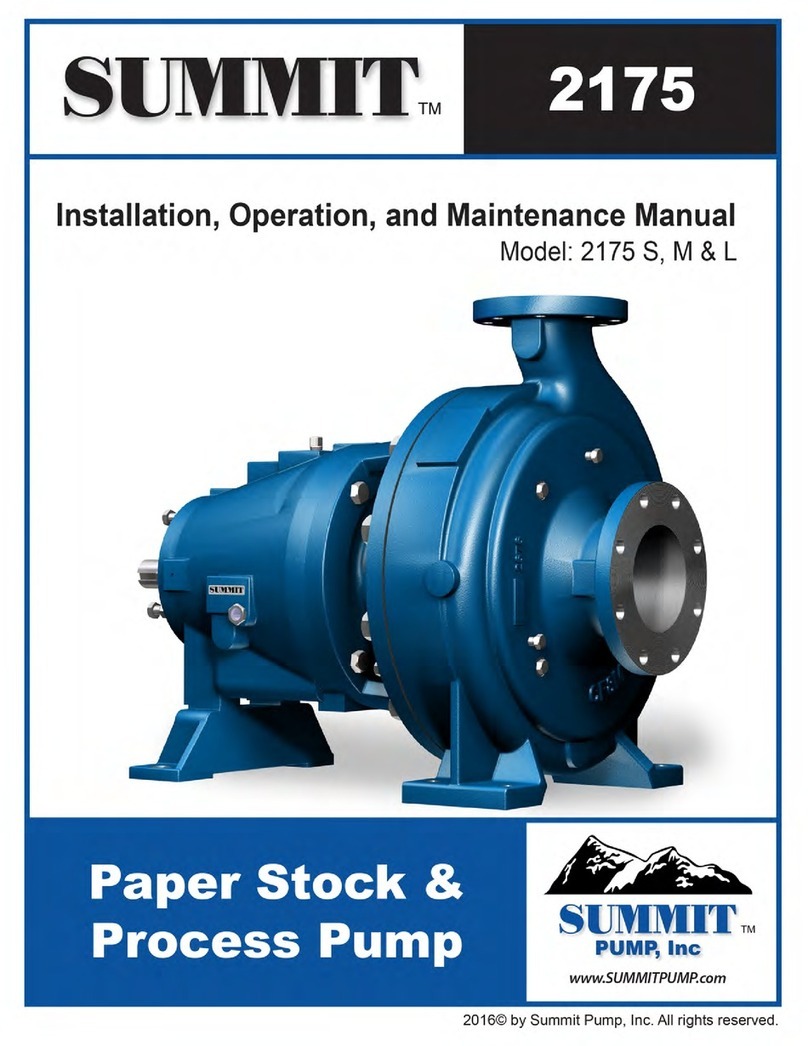 Summit 2175 Series Installation, operation and maintenance manual