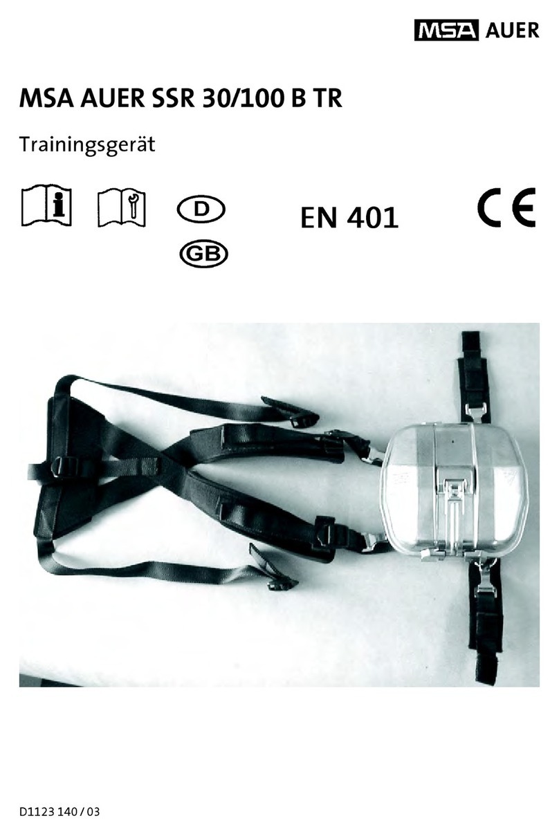 MSA AUER SSR 30/100 B TR manual