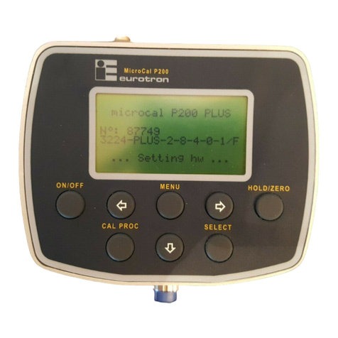 Eurotron MicroCal P200 Series User manual