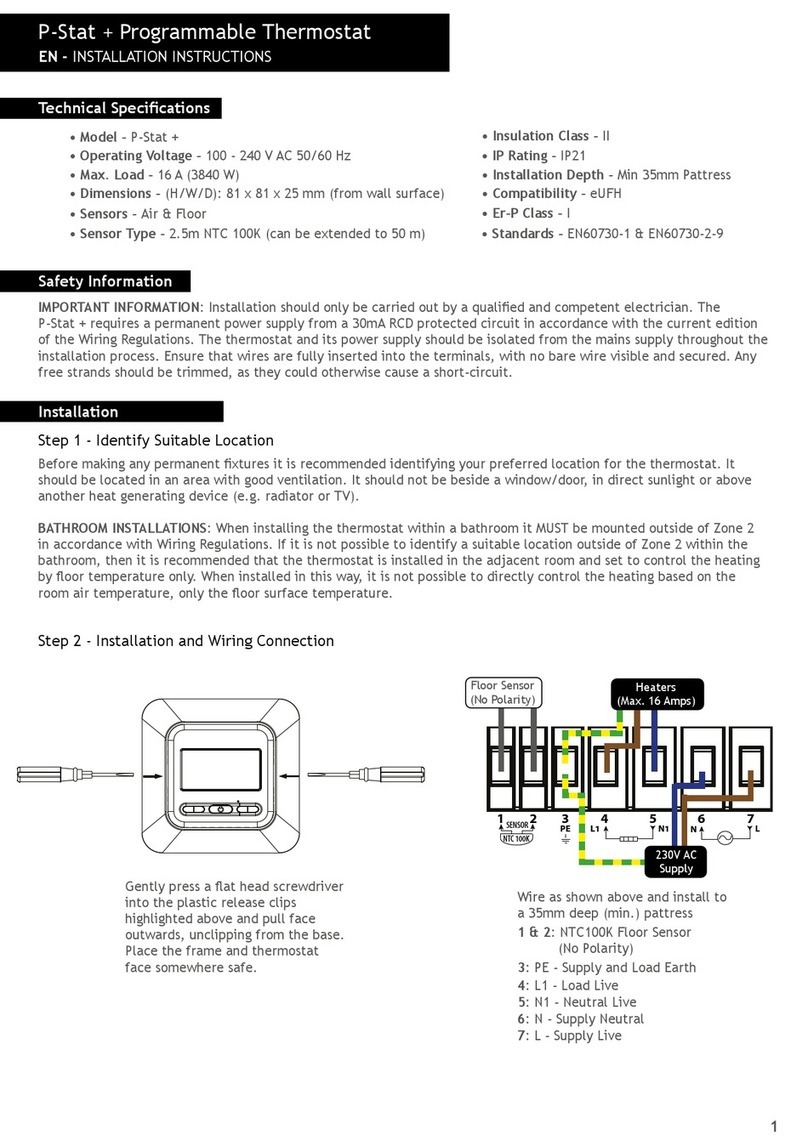 SUNSTONE P-Stat + User manual