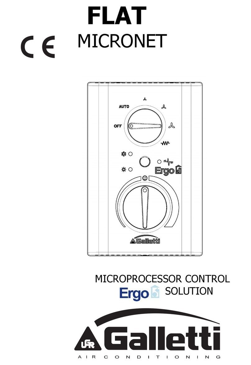 Galletti FLAT MICRONET manual