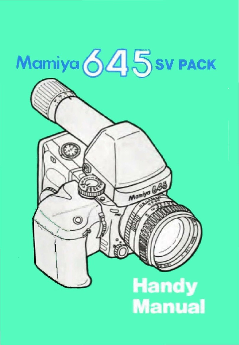 Mamiya 645 SV Pack Handy manual