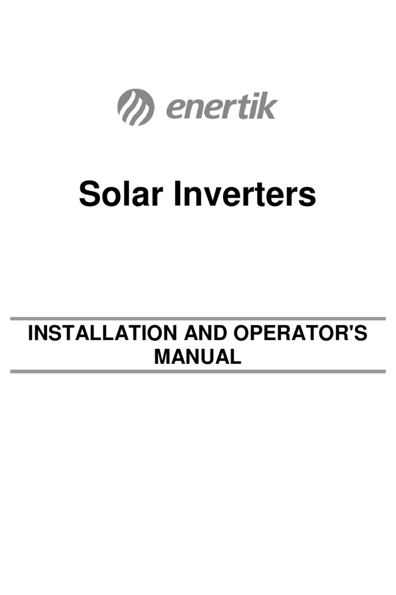 enertik GI TL series Installation and operator's manual