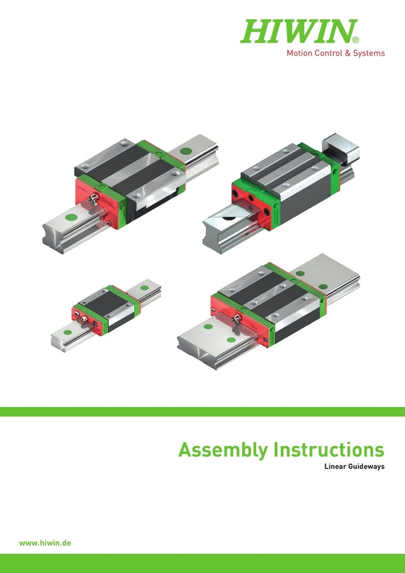 Hiwin MG Series Assembly instructions