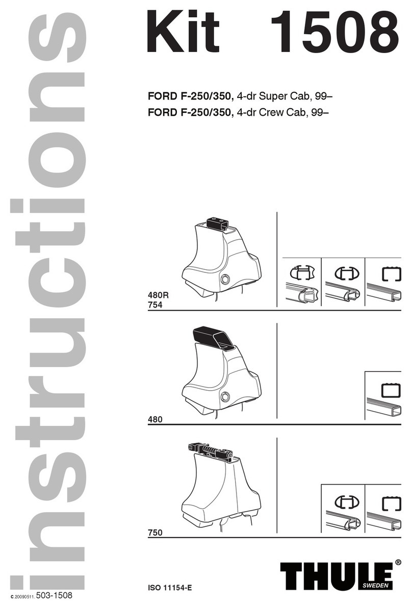 Thule 1508 User manual