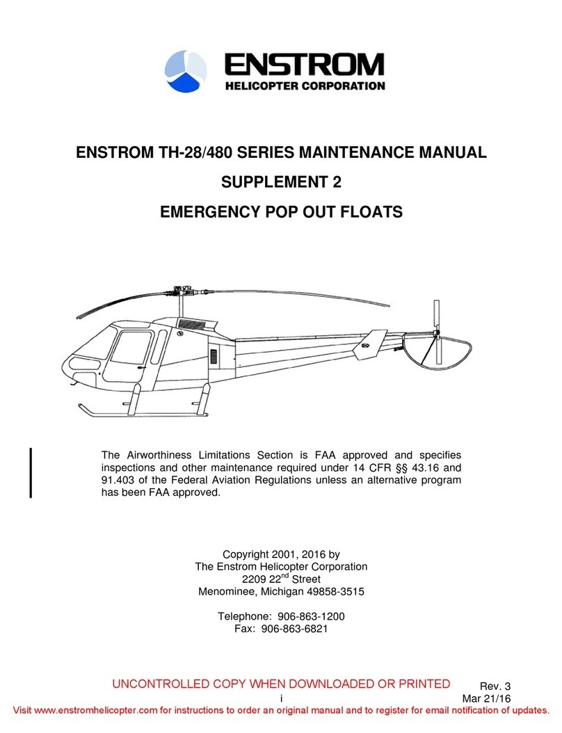 ENSTROM TH-28 Series Maintenance manual supplement