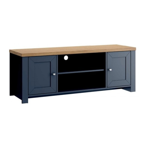 Birlea WINCHESTER LARGE TV UNIT User manual Birlea WINCHESTER LARGE TV UNIT User manual