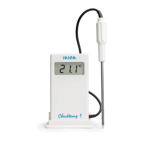 Hanna Instruments Checktemp 1 User manual