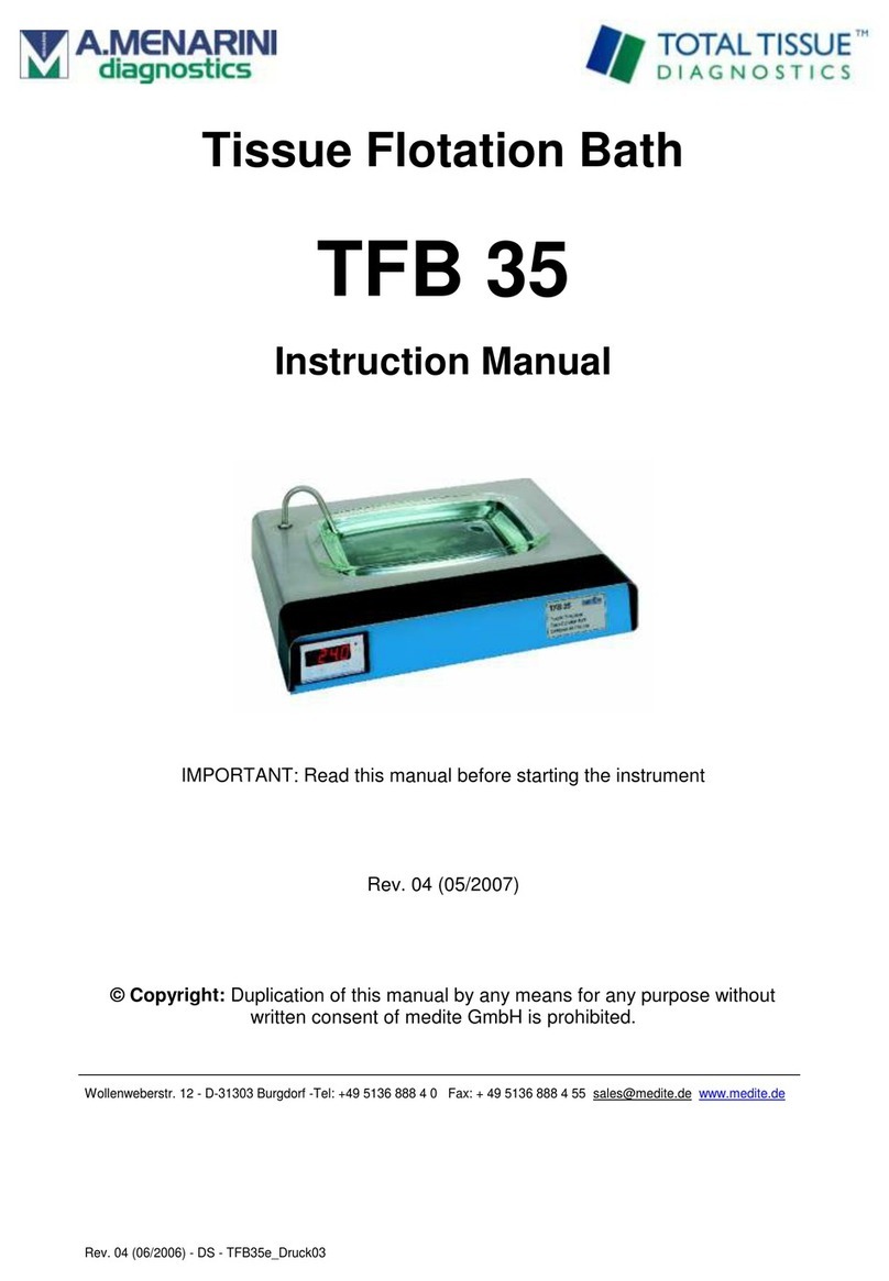 Medite TFB 35 instruction manual
