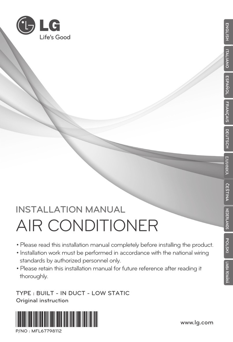 LG MULTI V B3 Series User manual