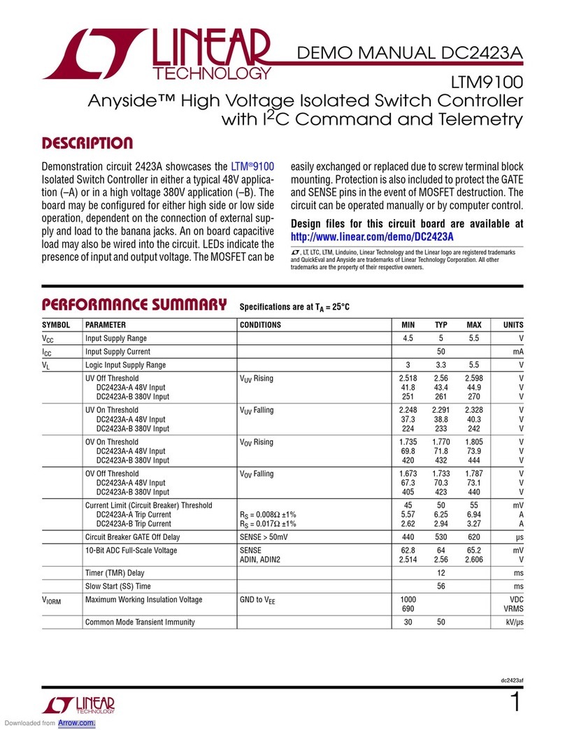 Linear Technology DC2423A Quick setup guide