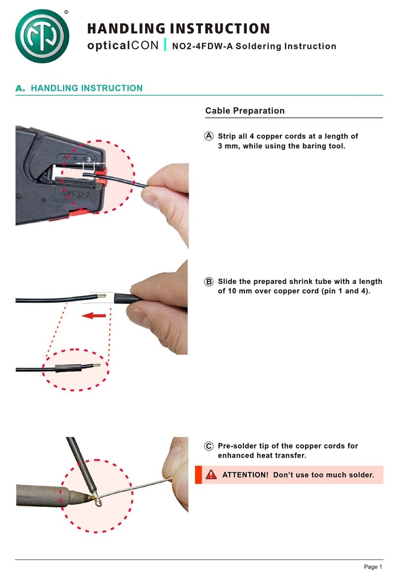 NEUTRIK opticalCON NO2-4FDW-A User manual