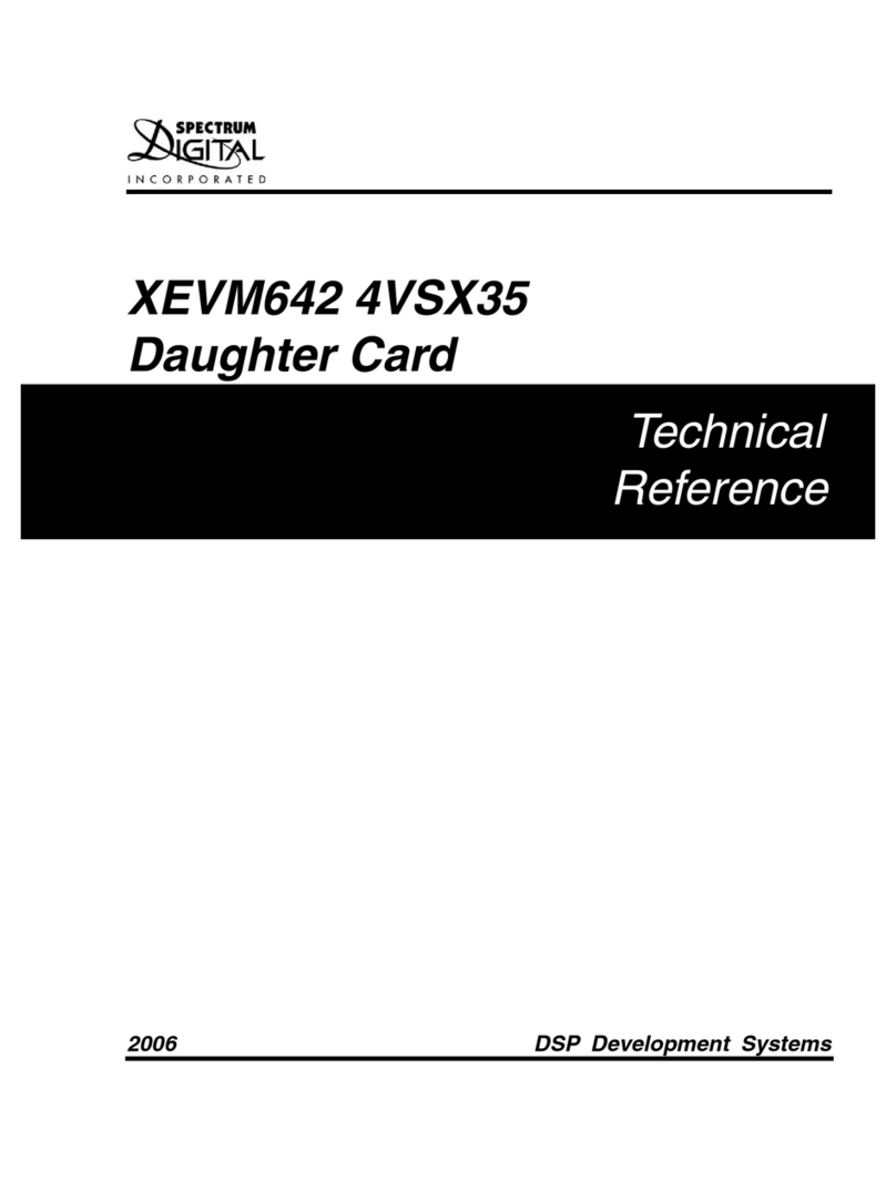 Spectrum Digital XEVM642 4VSX35 Use and care manual