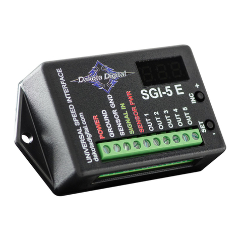 Dakota Digital SGI-5 E manual