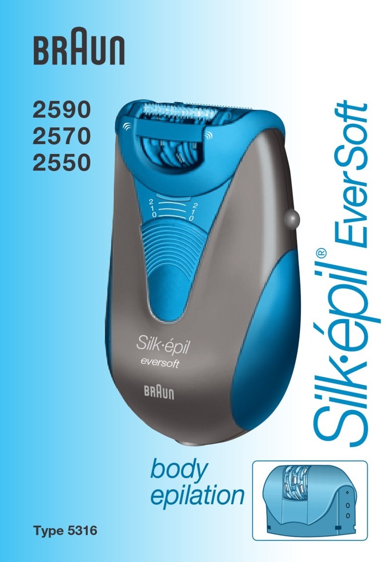 Braun Silk epil EverSoft 2590 User manual