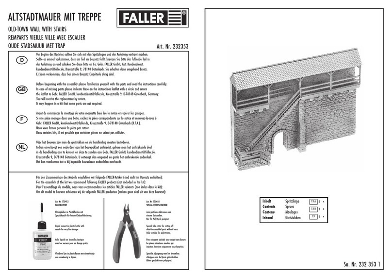 Faller 232353 User manual