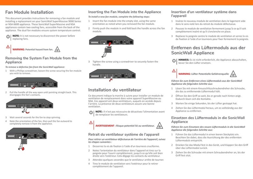 SonicWALL SuperMassive 9200 installation guide