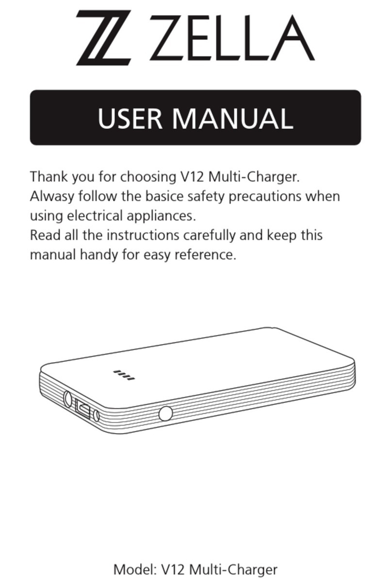 Internal Corp Zella V12 Multi-Charger user manual