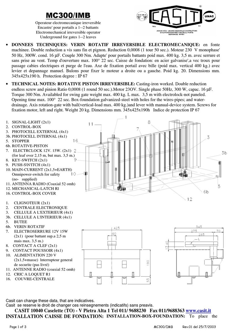 Casit MC300/IMB quick start guide