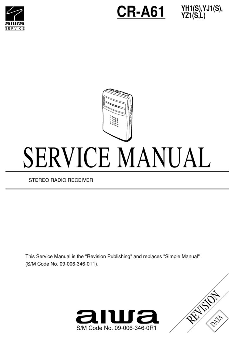 Aiwa CR-A61 Service manual