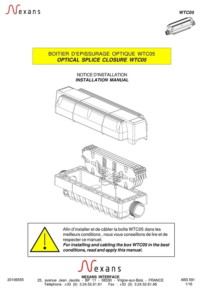 Nexans WTC05 installation manual