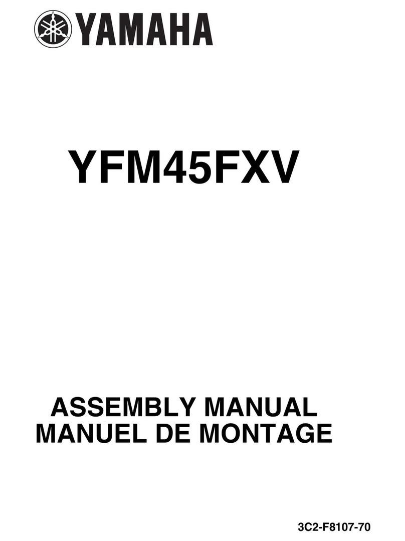 Yamaha WOLVERINE YFM45FXV User manual