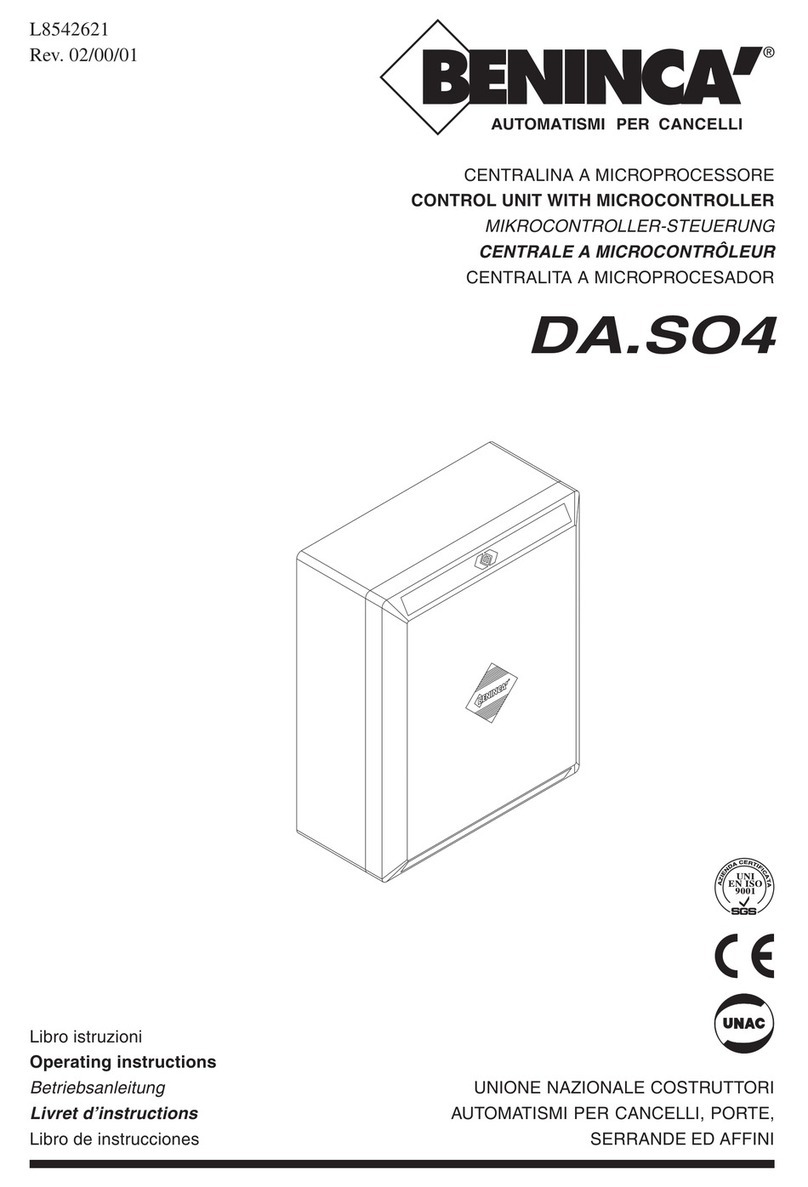 Beninca DA.SO4 User manual