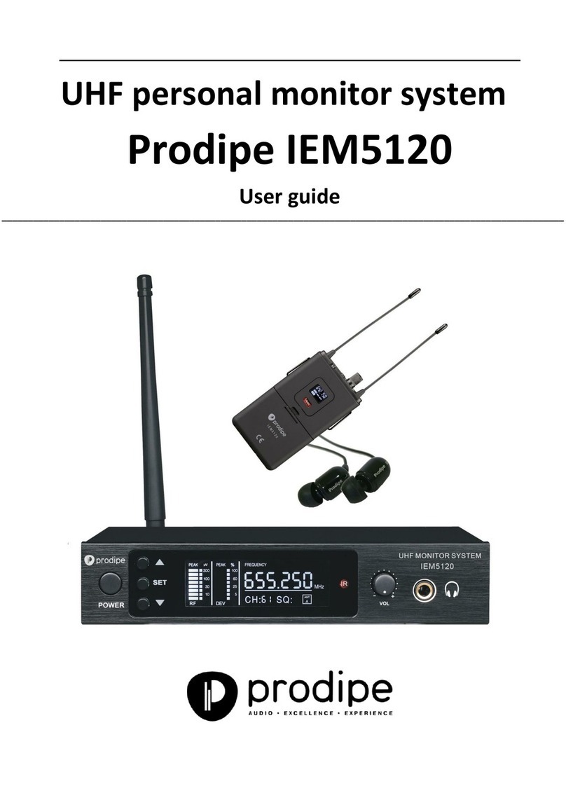 Prodipe IEM5120 user guide