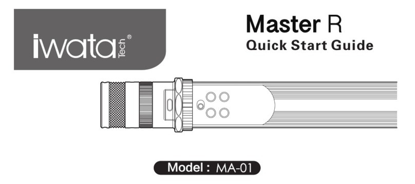 Iwata Tech Master R MA-01 quick start guide