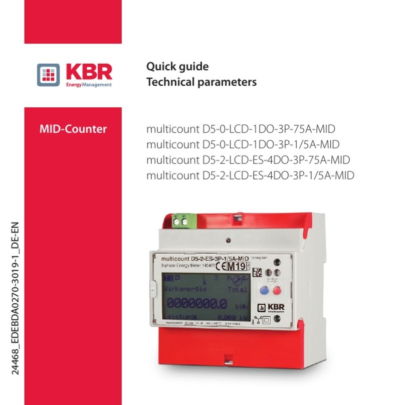 KBR multicount D5-0-LCD-1DO-3P-75A-MID User manual KBR multicount D5-0-LCD-1DO-3P-75A-MID User manual