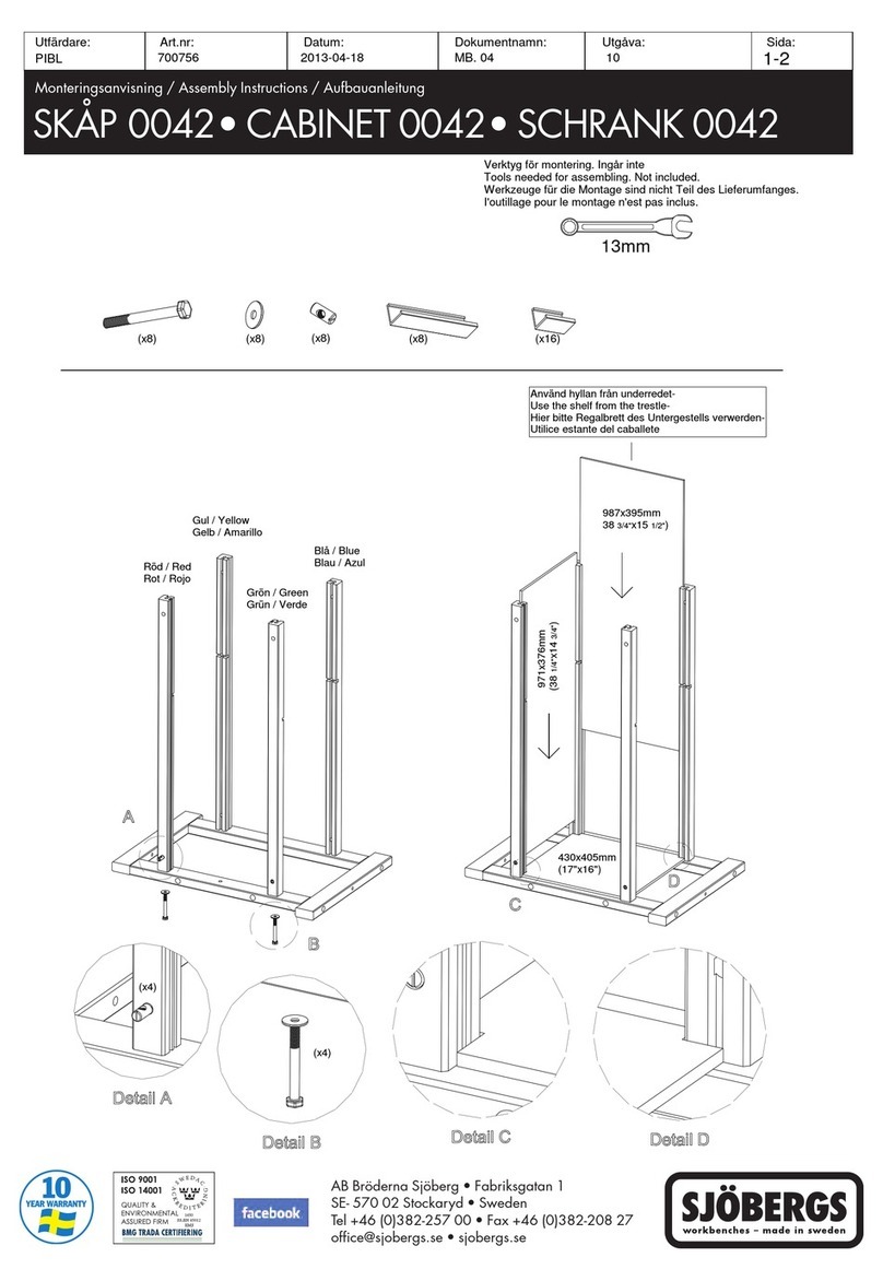Sjobergs 0042 Assembly instructions