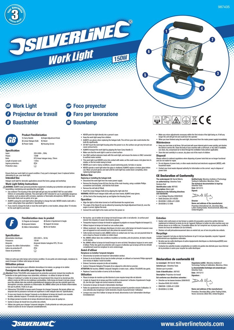 Silverline 987435 quick start guide