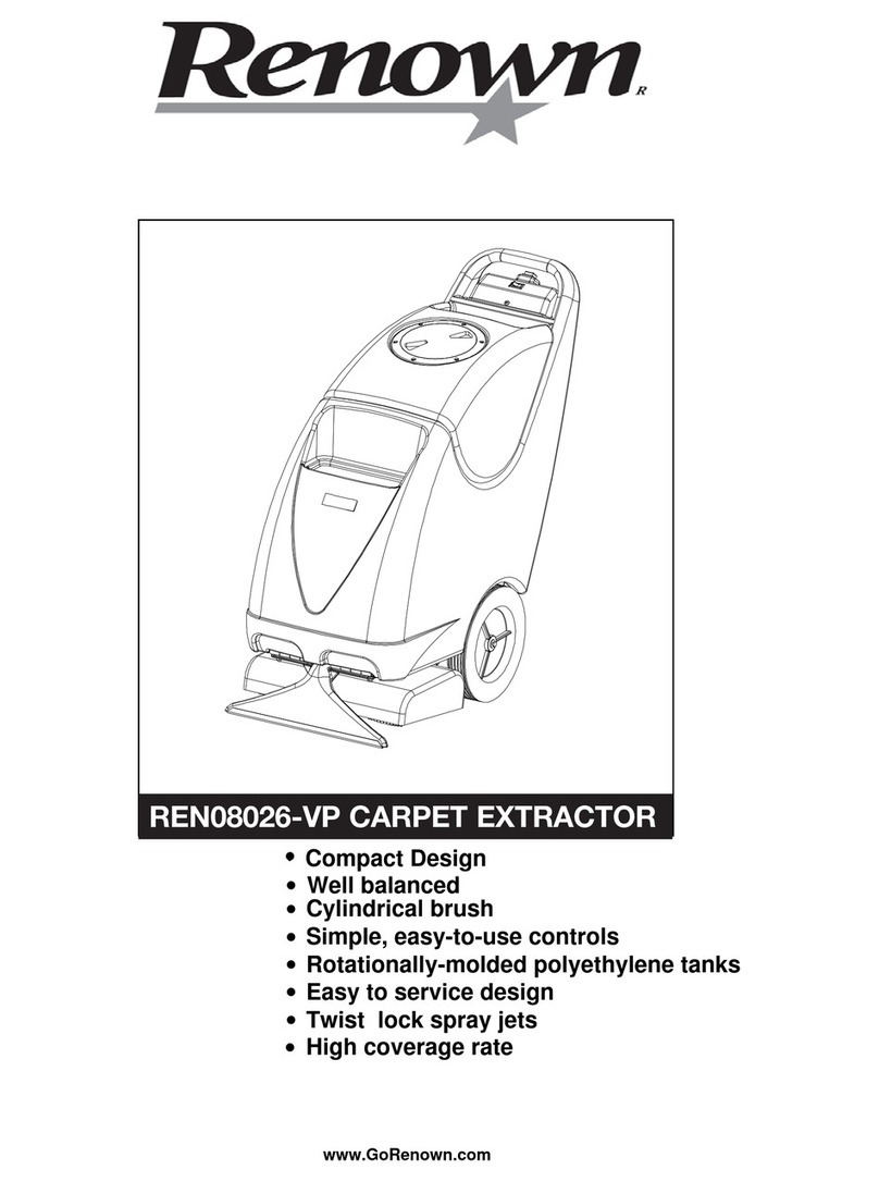 Renown REN08026-VP Operator's manual