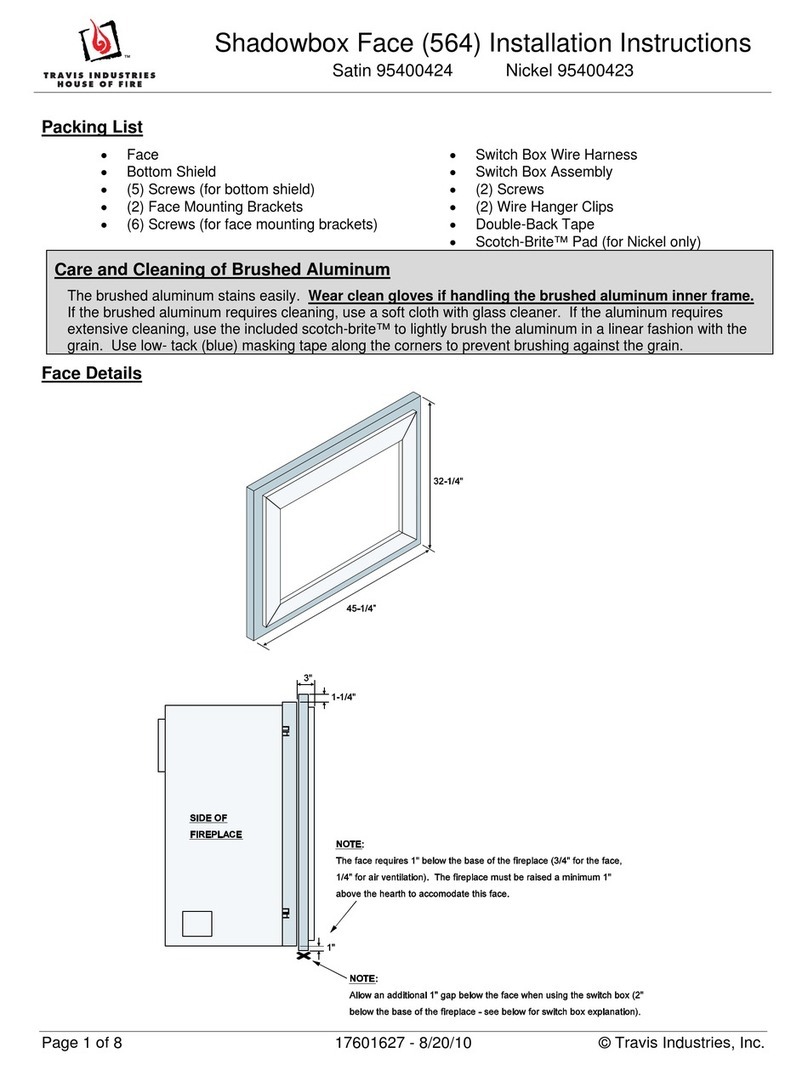 Travis Industries 564 User manual