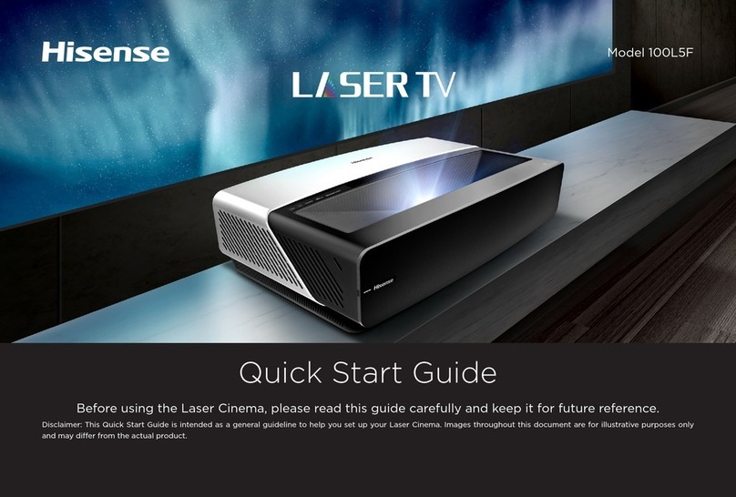 Hisense 100L5F User manual