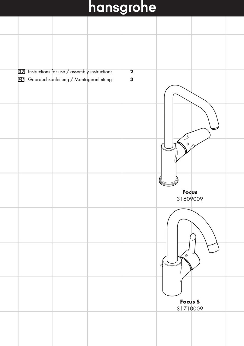Hans Grohe Focus 31609009 Manual