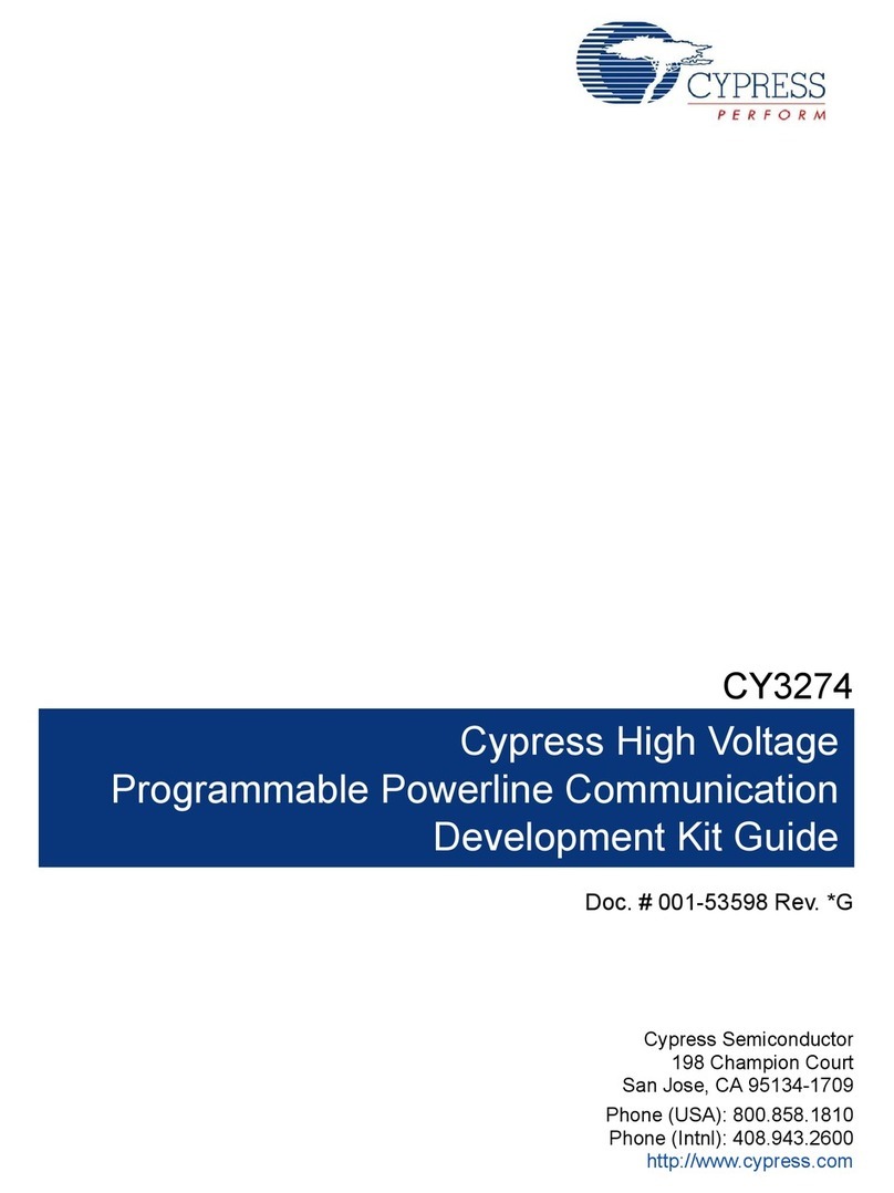 Cypress CY3274 User manual