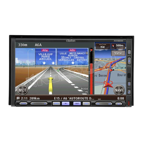 Clarion MAX983HD Service manual