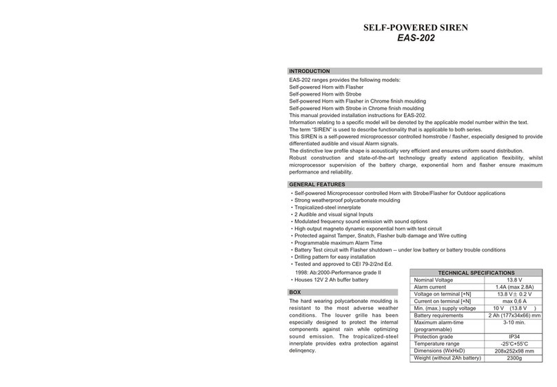 DSW EAS-202 manual