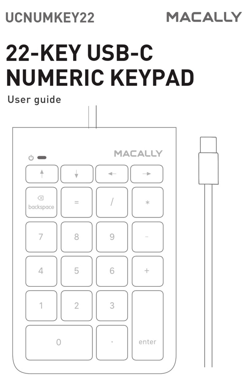 Macally UCNUMKEY22 user guide