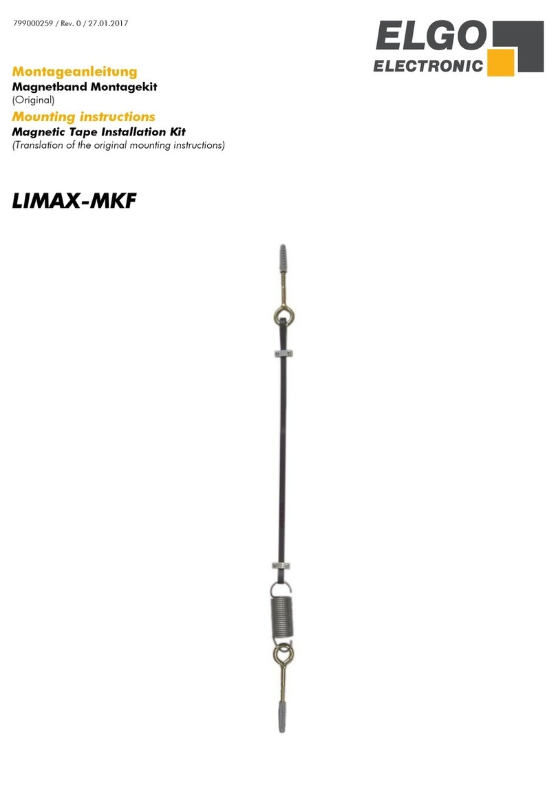 Elgo LIMAX-MKF Mounting instructions